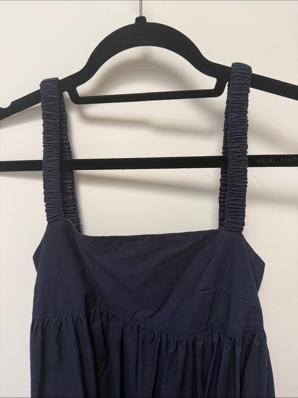 Mikoh Navy Square-Neck Maxi with Ruched Straps - Picture 2 of 4